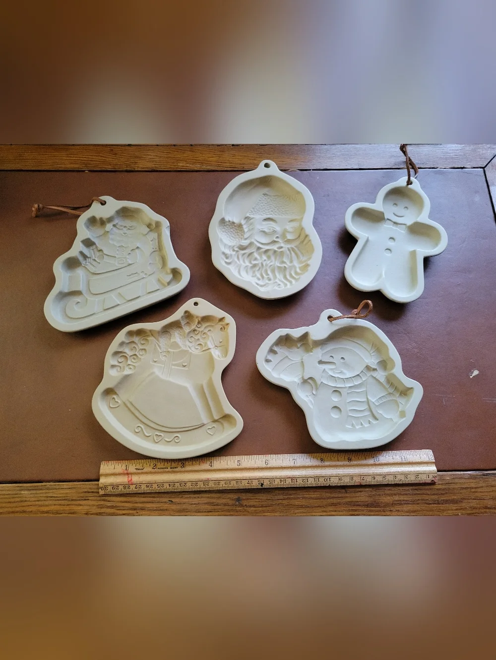 5 Christmas Holiday Ceramic Molds